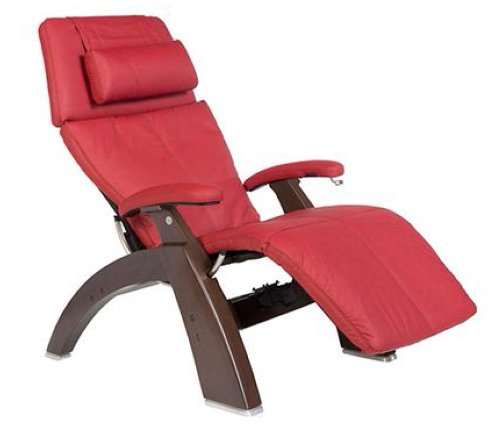 Human Touch PC-410 Zero-Gravity Recliner Red Leather