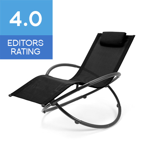 Trademark Innovations black zero gravity orbital chair