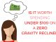 under $100 zero gravity chair illustration